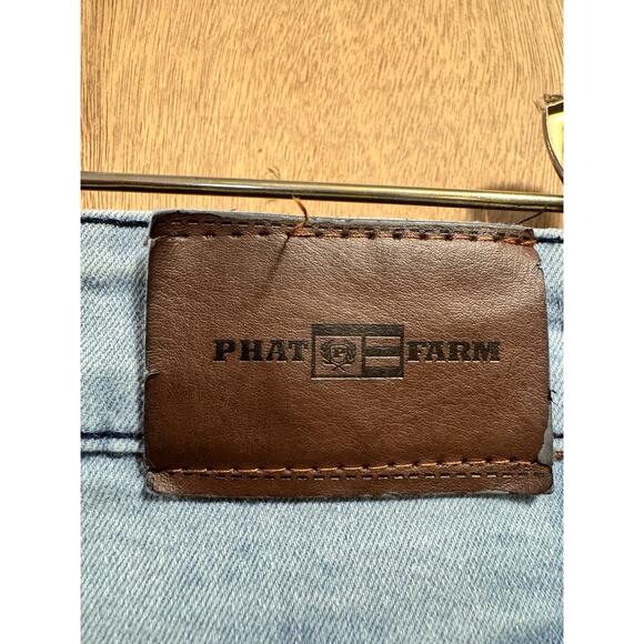 Phat Farm Denim Kids Jeans Size 10 Stretch Skinny Distressed *see flaw* - Picture 4 of 10